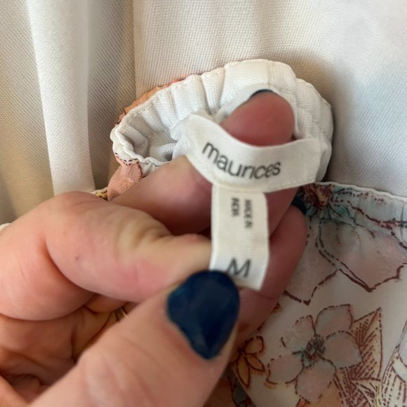 MAURICES | Women's Halter Floral Dress Size Medium - Picture 7 of 9